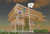 The Second Swedish Embasy in the virtual world of Second Life